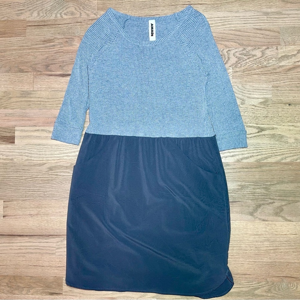 Amadi Grey Women's Dress Sz XS Petite